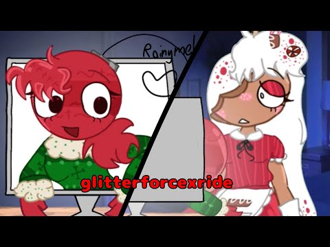 🌲《glitterforcexride》🍪 // dandys world animation meme // #rainymellie