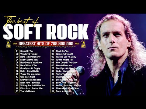 Michael Bolton, Phil Collins, Air Supply, Bee Gees, Chicago, Rod Stewart -Soft Rock Hits 70s 80s 90s