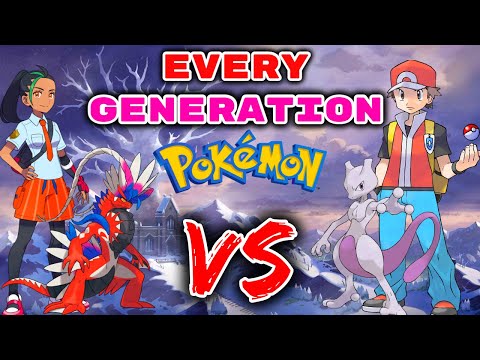 We Catch A Pokemon From Every Generation. Then We FIGHT!!