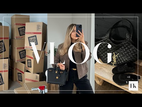 MOVING OUT OF MY LONDON APARTMENT | PART 1 | VLOG | Freya Killin