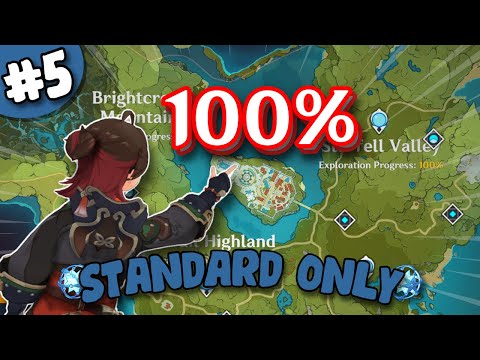 How Long Does It Take To FULLY 100% MONDSTADT?! | Genshin Impact Standard Only