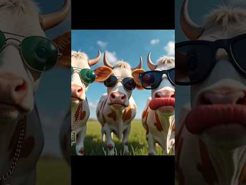 FUNNY COW DANCE 🤣🐮| COW SONG _ COW VIDEOS | DANCING COW | ANIMAL SOUND