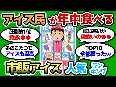 【2ch 有益スレ】アイス民が欠かさず食べる市販アイスランキングww 1年中食べたいww