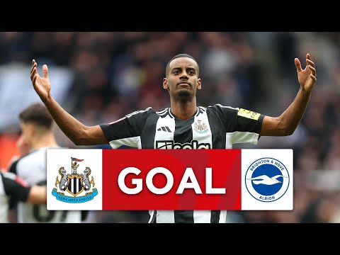 GOAL | Alexander Isak | Newcastle United 1-0 Brighton | Fifth Round | Emirates FA Cup 2024-25