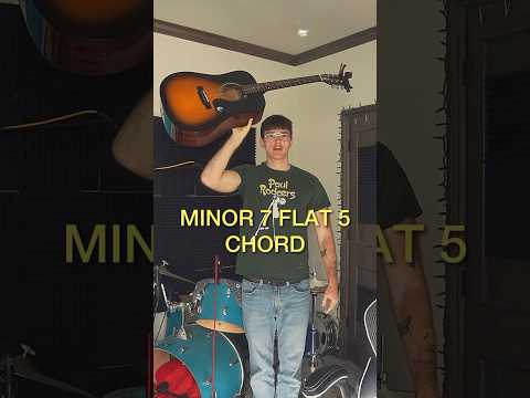 Minor 7 flat 5 chord… #guitar #guitarchords #chords #guitarist #guitarlessons #musictheory