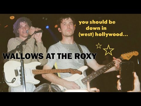 let's go see wallows at the Roxy in los angeles (final show of 2023?)