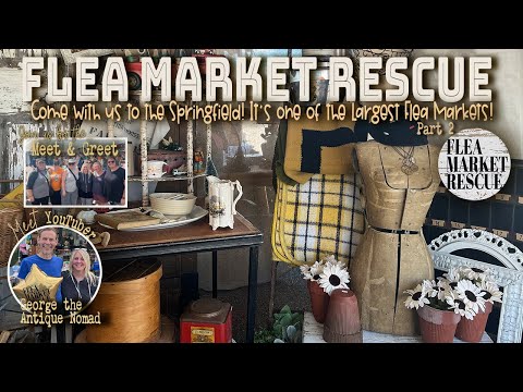 COME SHOP THE SPRINGFIELD ANTIQUE SHOW & FLEA MARKET FOR HUGE HOME DECOR VINTAGE FINDS! PART TWO