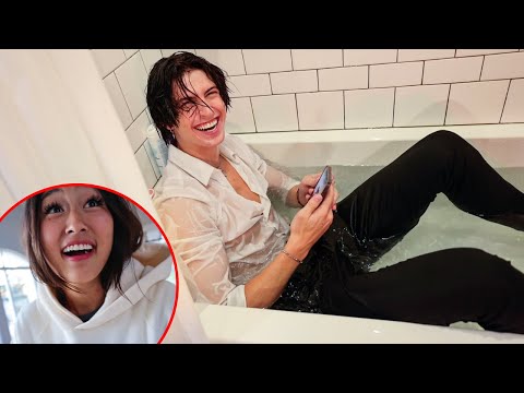 CAUGHT HIM DOING THIS IN HER BATHROOM!