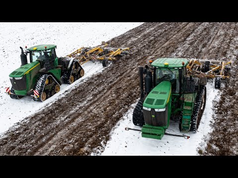 Deep loosening - JOHN DEERE 9620RX & 9510RT and 2x BEDNAR TERRALAND TO 6000 HM