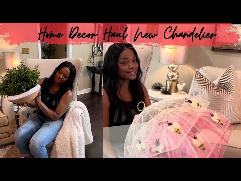 New dining room light fixture arrived| Home Decor Haul