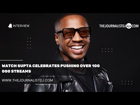 WATCH SUPTA celebrates pushing over 100 000 streams