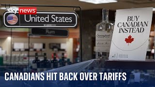 Canadians boycott US goods & cancel holidays over Trump's tariffs