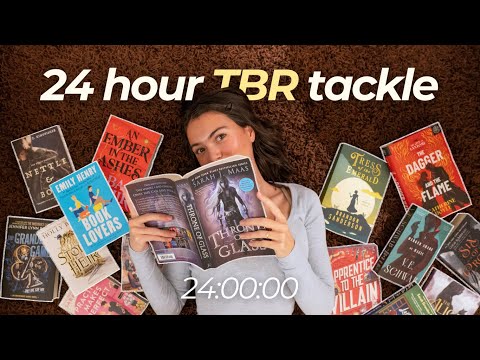 How much of my 100+ physical TBR can I read in 24 hours??