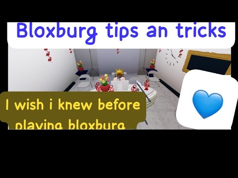 !THINGS I WISH I knew before playing In📸 bloxburg tips an tricks✅️!