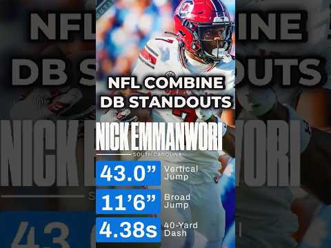 NFL Combine: DB Standouts #nfl #nflnews #nflfootball #nflcombine #nfldraft