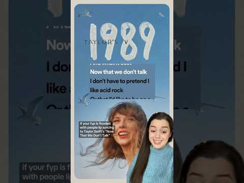 The psychological reason TikTok loves Taylor Swift’s new song ‘Now That We Don’t Talk’ #shorts