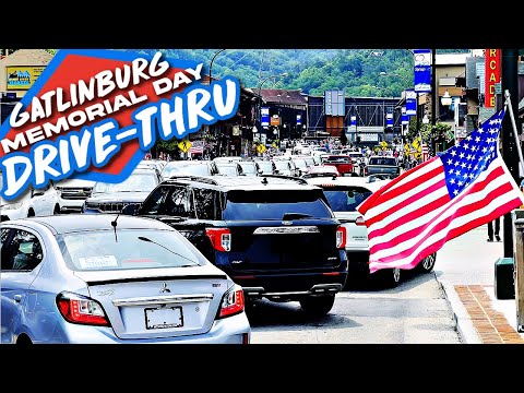 CRAZY MEMORIAL DAY TRAFFIC GATLINBURG, TN 2024