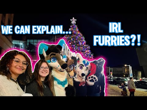 WE MET FURRIES IN REAL LIFE (CHRISTMAS PARADE VLOG)