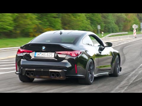 Cars Leaving Nürburgring Tankstelle, POWERSLIDES! M5 E60, HELLCAT, 991 GT3RS iPE, Giulia GTA, M4 CSL