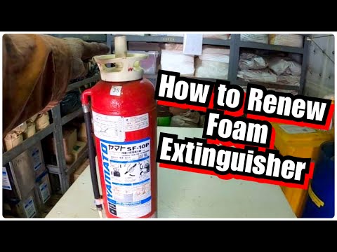 How to Renew Foam Extinguishers | Seaman Vlog with 3rd Officer | Raptv