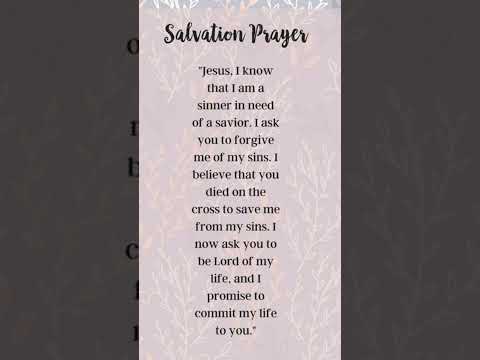 PRAYER FOR SALVATION #prayer #prayerforyou #jesus #divinemercy #shorts