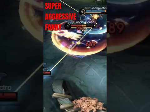 SUPER AGGRESSIVE FANNY #mobilelegends #mlbbshorts #fanymontage #dailyexercise #fannymontag #montage