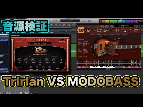 Trilian VS MODOBASS どちらが優れているのか？ベーシストと音源を検証！