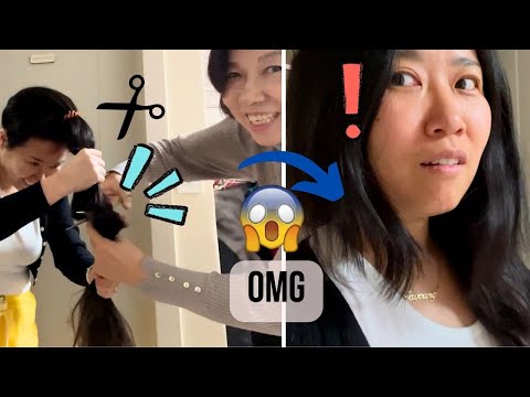 First Day in Korea - Mom Chopped My Hair Off + A new family member