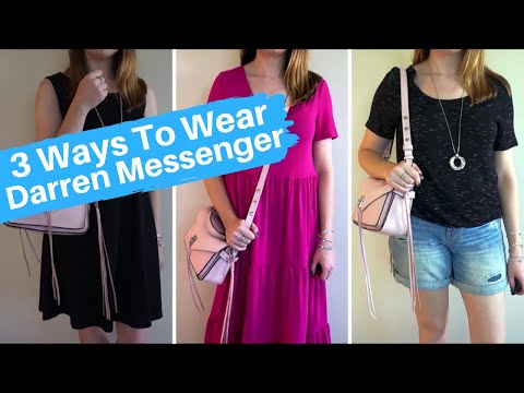 3 Ways To Style Rebecca Minkoff Small Darren Messenger Bag - Adjusting The Strap