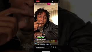 Youngboy on Instagram live in early morning bumping unreleased music