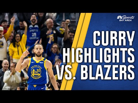 Steph Curry highlights: Watch Warriors star score 24 points vs. Blazers | NBC Sports Bay Area