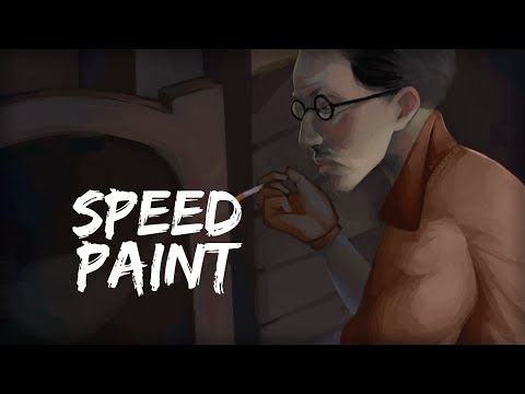 Disco Elysium SPEEDPAINT || End of Day Debrief