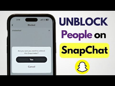 How To Unblock People On Snapchat! 2025