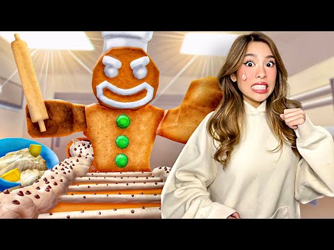 KAT ESCAPES GINGERBREAD BAKERY ON ROBLOX (OBBY)