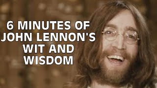 6 Minutes of John Lennon's Wit and Wisdom