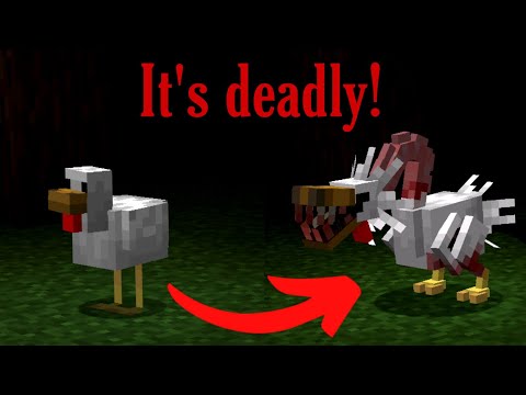 If your Chicken starts eating the others, Kill him immediately! (Minecraft Creepypasta)