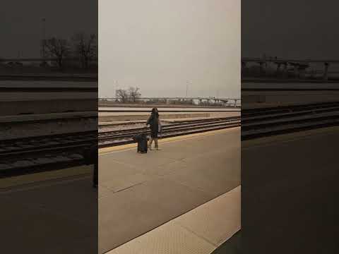 Amtrak arrival to Fort Worth onboard 21 1-20-25