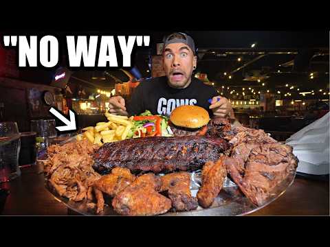 ONLY 30 MINUTES TO EAT THIS "KILLER BBQ CHALLENGE" | Joel Hansen