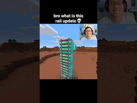 Minecraft Vertical Rail Moment