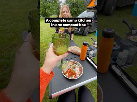 SOUND ON 🔊 The KitchenBox, a complete kitchen built into a compact box - tentbox.com/kitchenbox 🍳