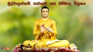 බුද්ධානුස්සති භාවනාව සහ ධම්මපද විග්‍රහය