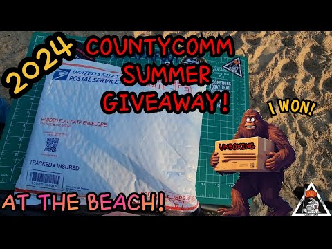 I WON! UNBOXING THE 2024 COUNTYCOMM MARATAC SUMMER GIVEAWAY! AT THE BEACH ⛱️ BRASS PEANUT XL LIGHTER