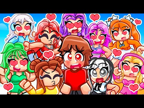 11 Girls Have A Crush On Me In Roblox Rivals...