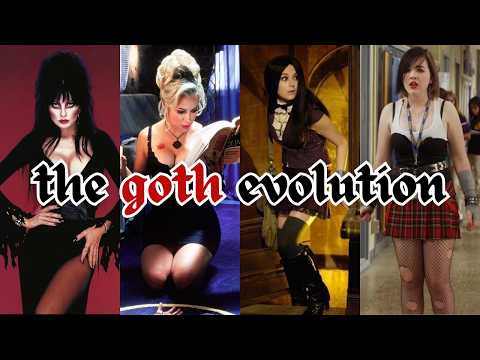 the evolution of goths in pop culture 🦇💀🥀