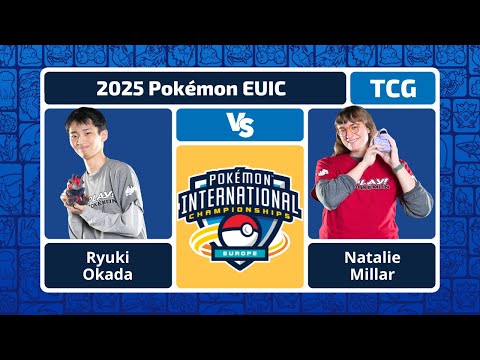 Ryuki Okada VS Natalie Millar - Pokémon TCG Masters Finals | EUIC 2025