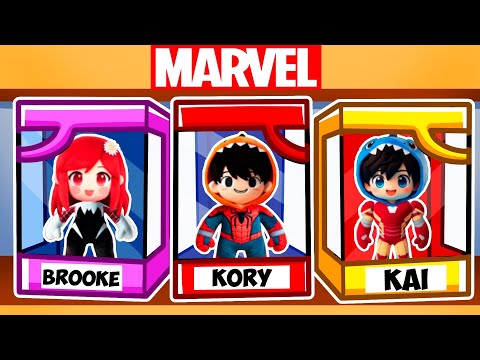 We Became Superhero PLUSHIES in Roblox!