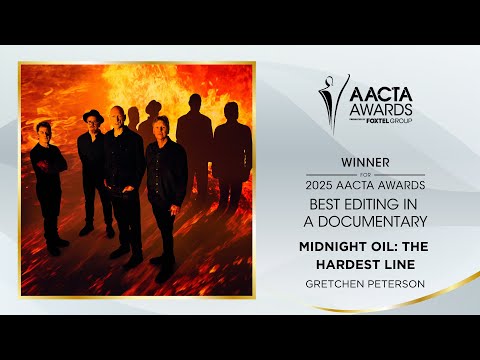 Nina Oyama & Joel Jackson present Midnight Oil: The Hardest Line the Best Editing in a Documentary