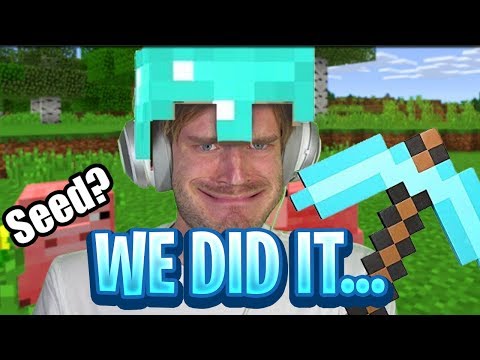 the community almost has PewDiePie's Minecraft World seed