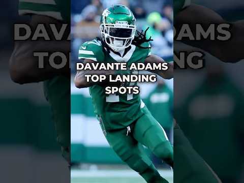 Davante Adams Top Landing Spots #nfl #nflnews #nflfootball #nflfreeagency