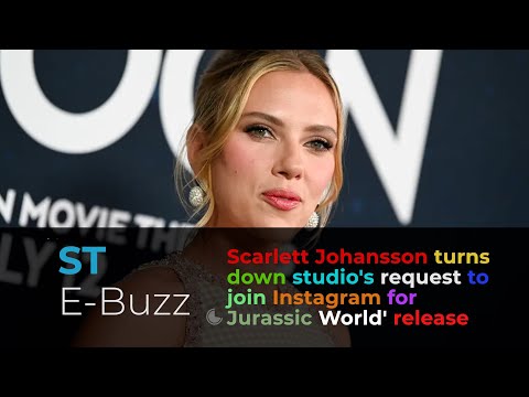 Scarlett Johansson turns down studio's request to join Instagram for 'Jurassic World' relea